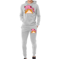 Axolotl And Corgi Friends Hoodie & Jogger Set | Artistshot