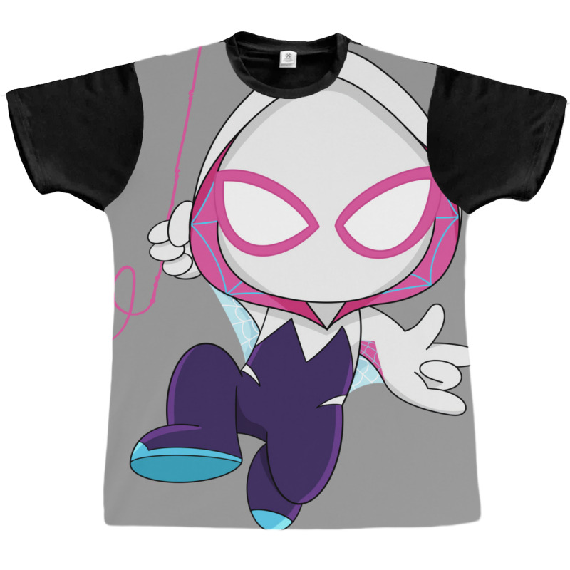 Cartoon Spider Ghost Graphic T-shirt | Artistshot