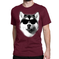 Cool Siberian Husky With Sunglasses Classic T-shirt | Artistshot