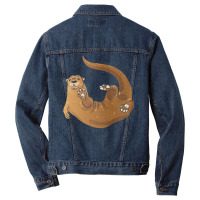 Otter T  Shirt Otter Men Denim Jacket | Artistshot