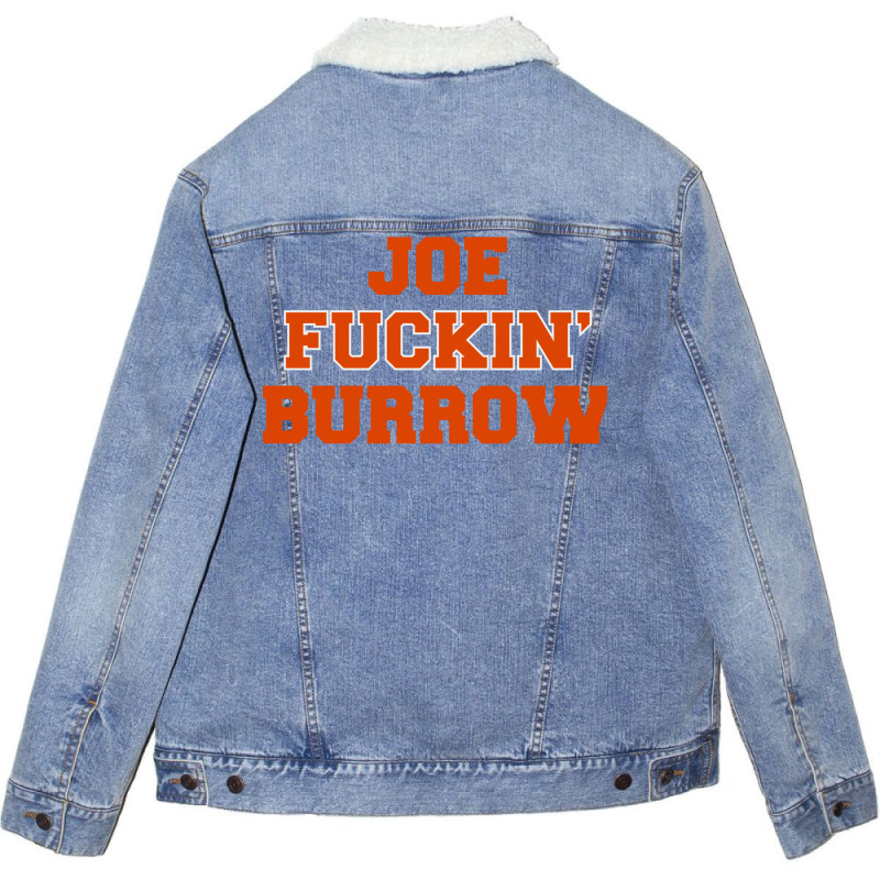 Joe Fuckin' Burrow Unisex Sherpa-Lined Denim Jacket by chiggaozhank | Artistshot