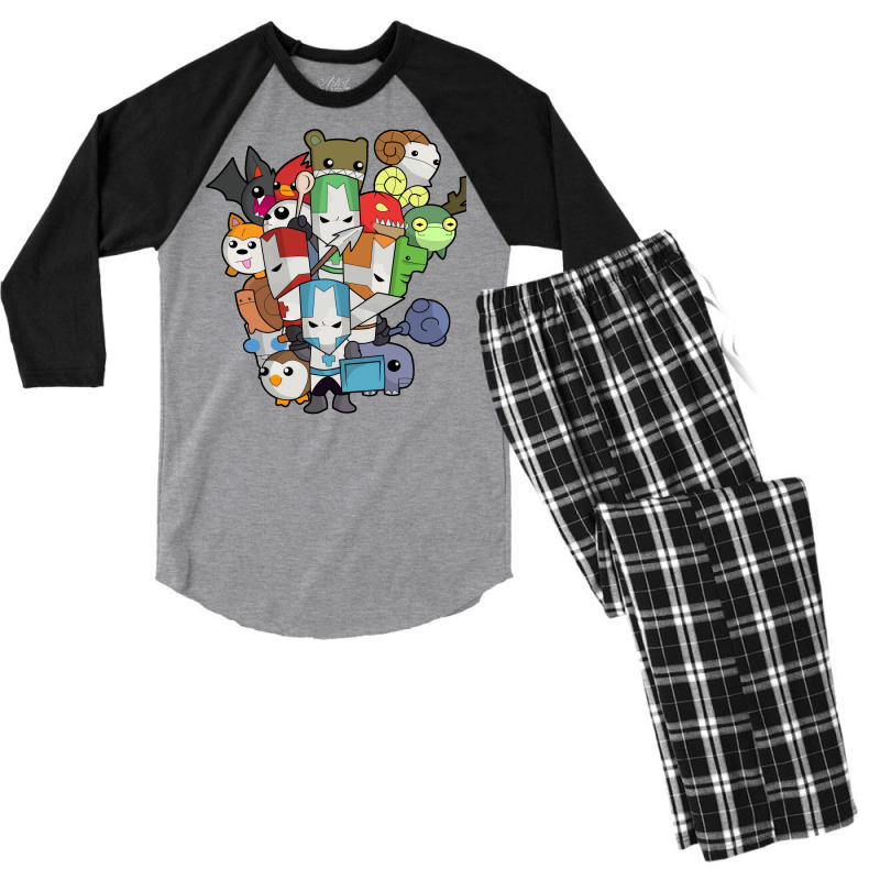 Castle Crasher All Knight Men's 3/4 Sleeve Pajama Set | Artistshot