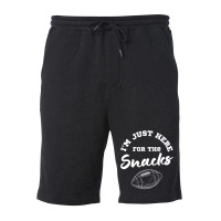 I M Just Here For The Snacks Fleece Short | Artistshot