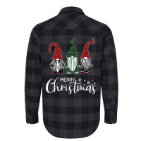 Christmas Gnomes In Plaid Hats Funny Gift Merry Xmas Graphic Flannel Shirt | Artistshot