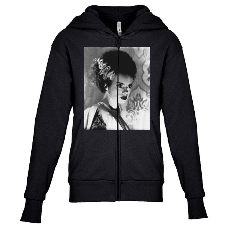 Bride Of Frankenstein, Bride,frankenstein, The Bride Of Frankenstein,  Youth Zipper Hoodie by SHOPLOS | Artistshot