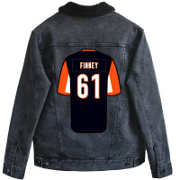 B.j. Finney Jersey Unisex Sherpa-lined Denim Jacket | Artistshot