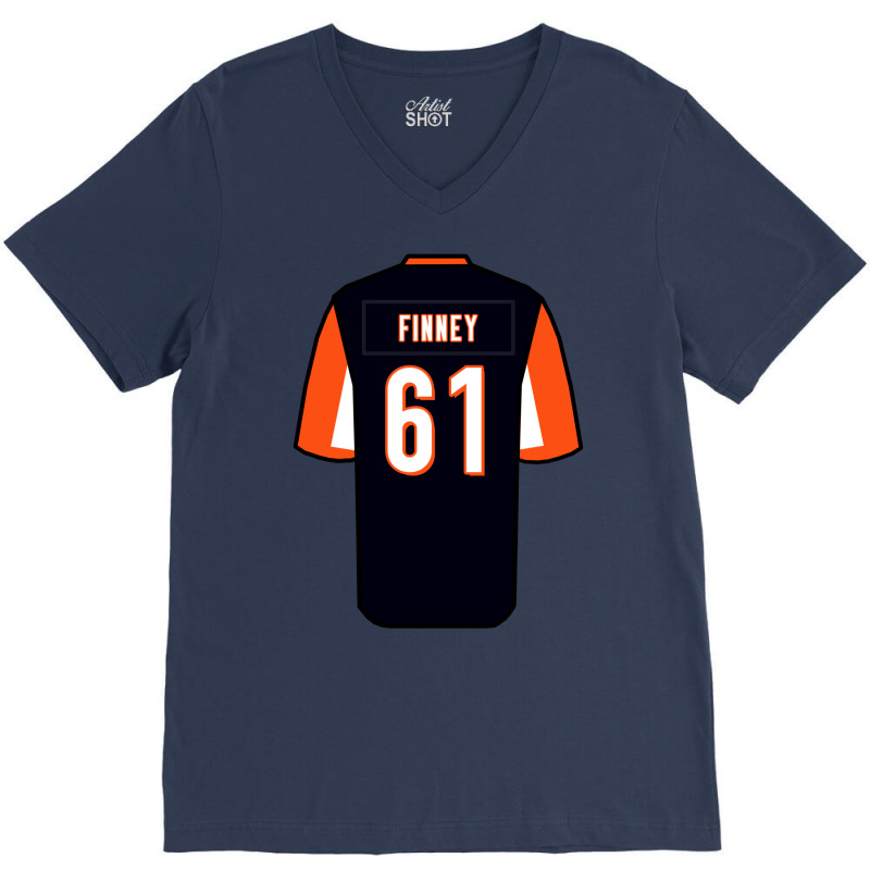 B.j. Finney Jersey V-Neck Tee by jhoverprogga0 | Artistshot