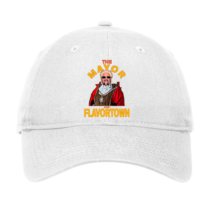 New Guy Fieri Fans Mayor Of Flavortown Adjustable Cap | Artistshot