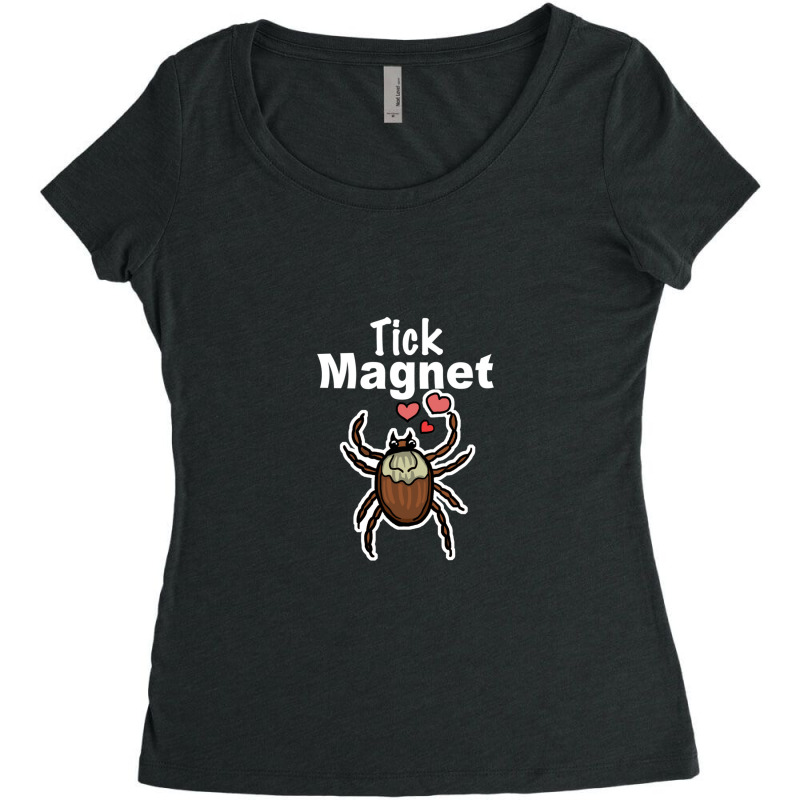 Tick Magnet Women's Triblend Scoop T-shirt by JamesBratcher | Artistshot