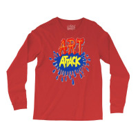 Art Attack! Long Sleeve Shirts | Artistshot