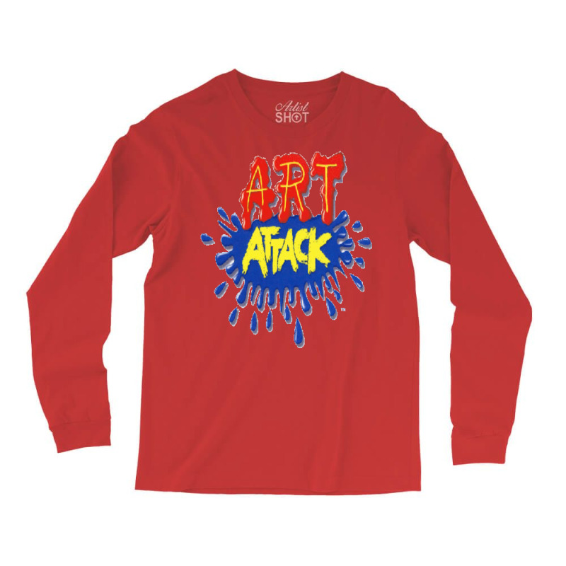 Art Attack! Long Sleeve Shirts by sanelylinzarr | Artistshot