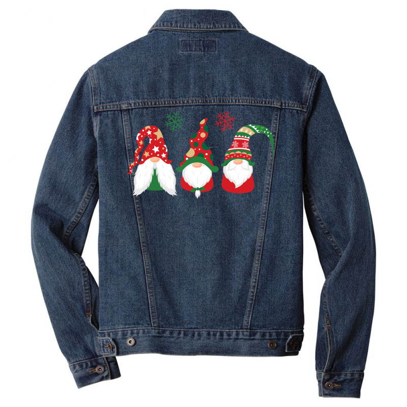 Christmas Nordic Gnomes Men Denim Jacket | Artistshot