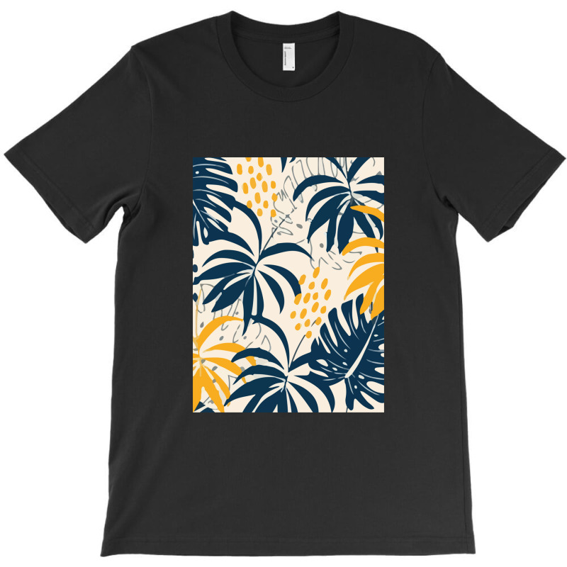 Trend Tropical Leaves Plants Pastel T-shirt | Artistshot