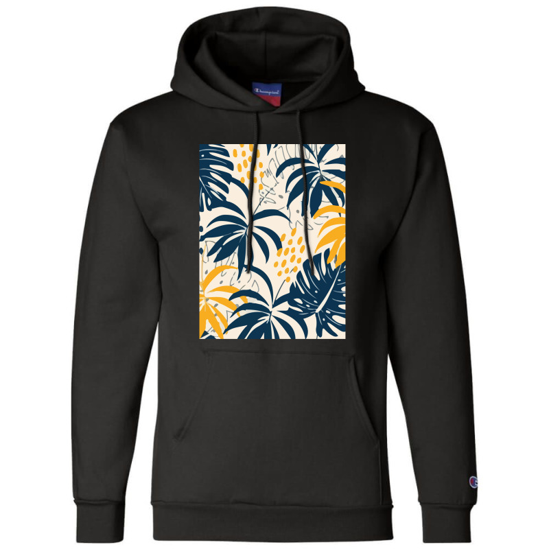 Trend Tropical Leaves Plants Pastel Champion Hoodie | Artistshot