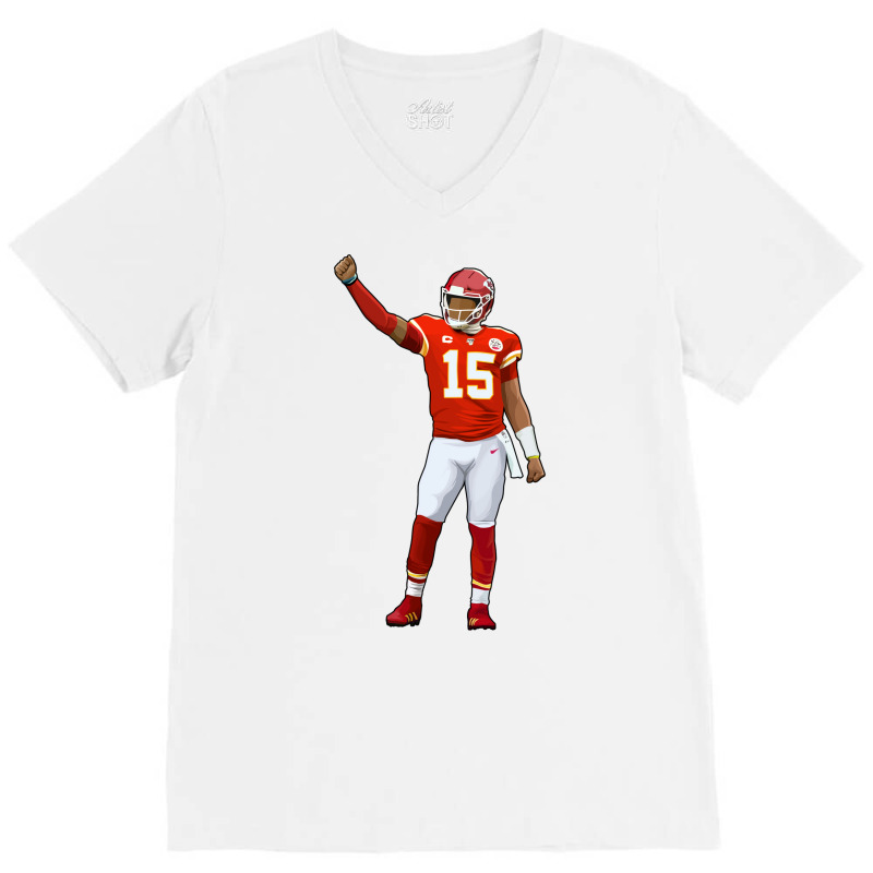 Pat Raise His Fist V-Neck Tee by jhoverprogga0 | Artistshot