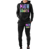 Math The Only Subject That Counts Happy 100 Days Of School T Shirt Hoodie & Jogger Set | Artistshot