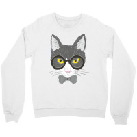 Cat Face Crewneck Sweatshirt | Artistshot