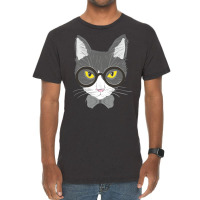 Cat Face Vintage T-shirt | Artistshot