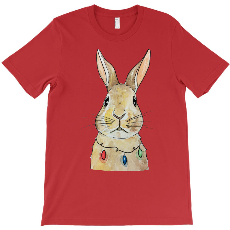 Christmas Rabbit T-shirt | Artistshot