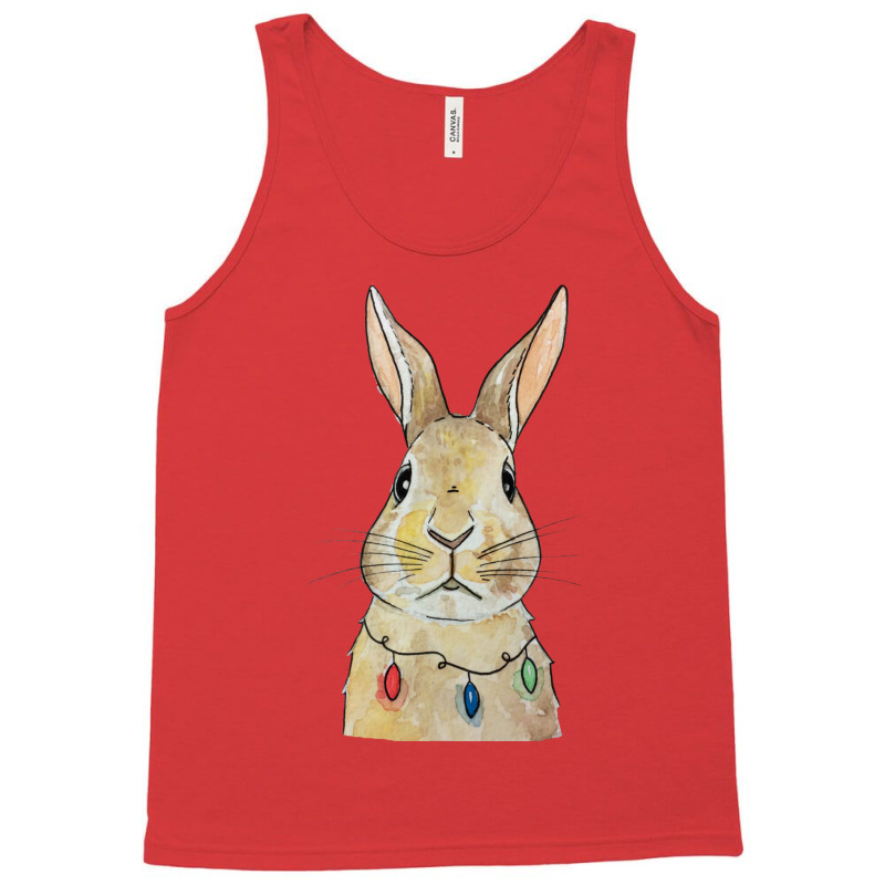 Christmas Rabbit Tank Top | Artistshot