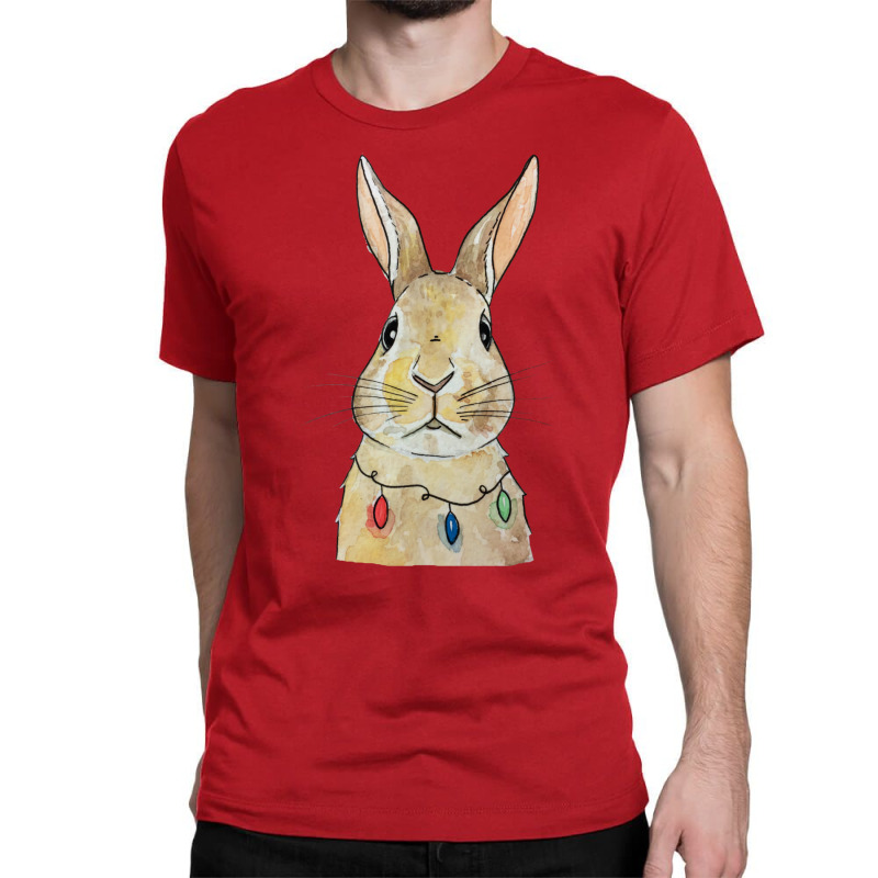 Christmas Rabbit Classic T-shirt | Artistshot