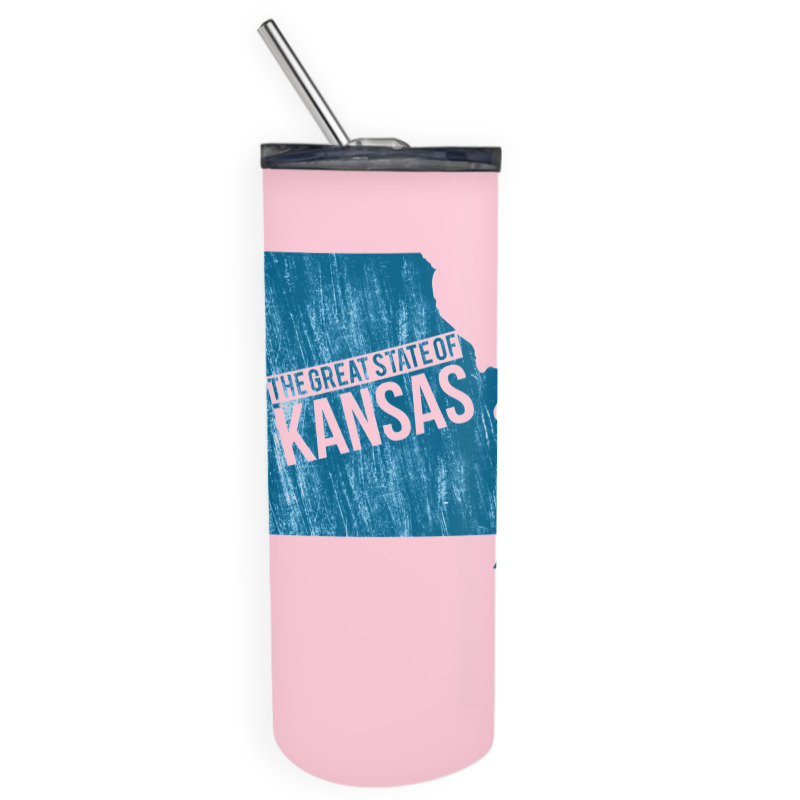 The Great State Of Kansas  Kansas Missouri Funny Trump Tweet Skinny Tumbler | Artistshot