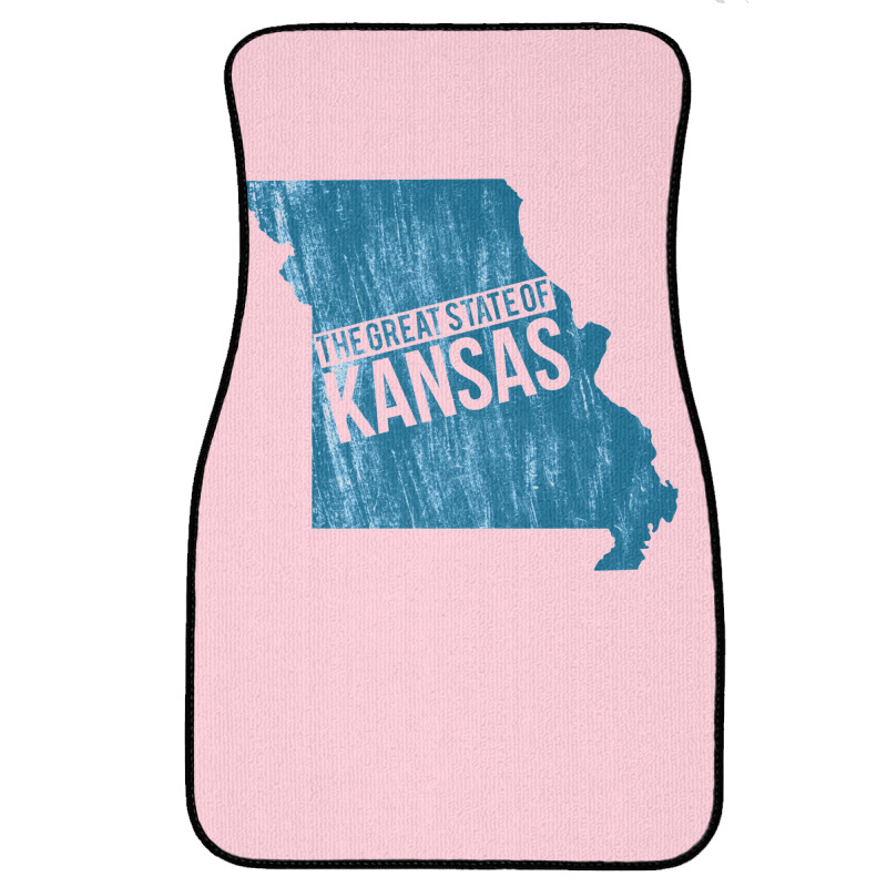 The Great State Of Kansas  Kansas Missouri Funny Trump Tweet Front Car Mat | Artistshot