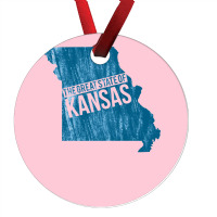 The Great State Of Kansas  Kansas Missouri Funny Trump Tweet Ornament | Artistshot