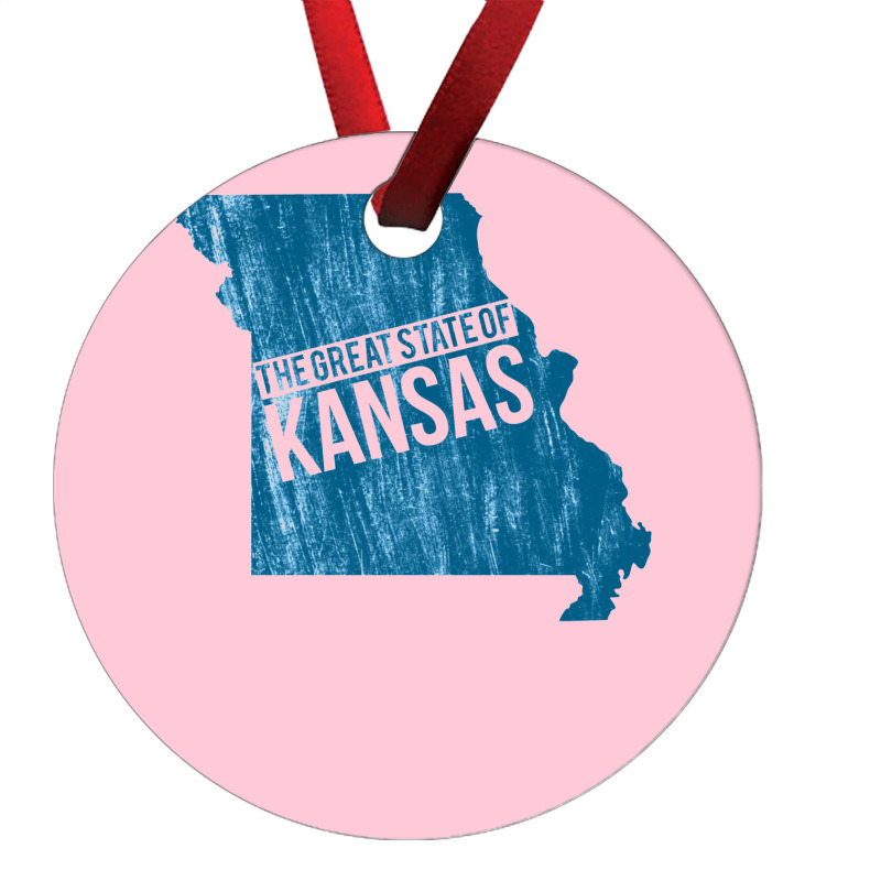 The Great State Of Kansas  Kansas Missouri Funny Trump Tweet Ornament | Artistshot