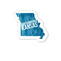 The Great State Of Kansas  Kansas Missouri Funny Trump Tweet Sticker | Artistshot