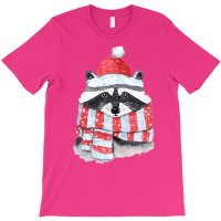 Christmas Raccoon 1 T-shirt | Artistshot