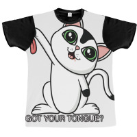 Cat Got Your Tongue Graphic T-shirt | Artistshot