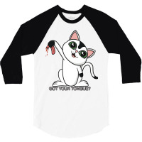 Cat Got Your Tongue 3/4 Sleeve Shirt | Artistshot