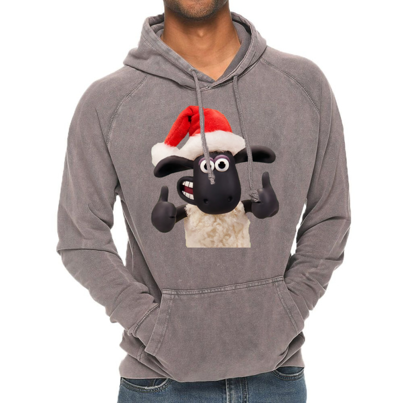 Christmas Sheep Vintage Hoodie | Artistshot