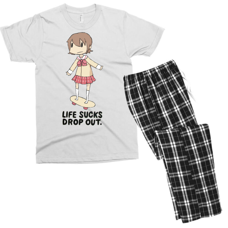 Life Sucks Drop Out Men's T-shirt Pajama Set | Artistshot