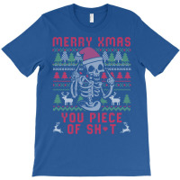 Christmas Skull Funny Ugly Sweater T-shirt | Artistshot