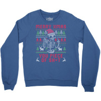 Christmas Skull Funny Ugly Sweater Crewneck Sweatshirt | Artistshot