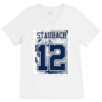 Roger Staubach V-neck Tee | Artistshot