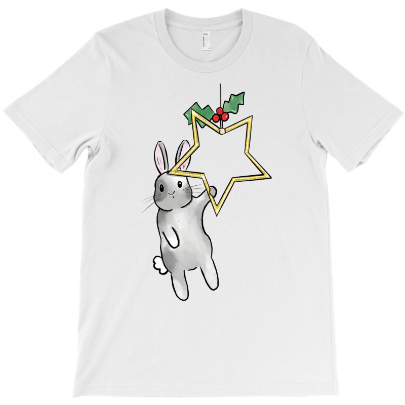 Christmas Star Bunny Rabbit T-shirt | Artistshot