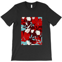 Trend With Tropical Leaves Flowers T-shirt | Artistshot