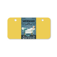 Mermaid Bath Soap Wash Your Tail Bicycle License Plate | Artistshot