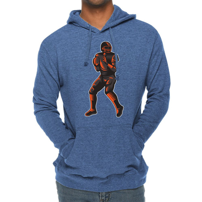 Vintage Cincinnati Quarterback Lightweight Hoodie by jhoverprogga0 | Artistshot