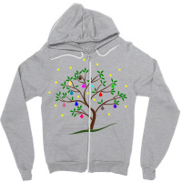 Christmas Tree Baubles Zipper Hoodie | Artistshot