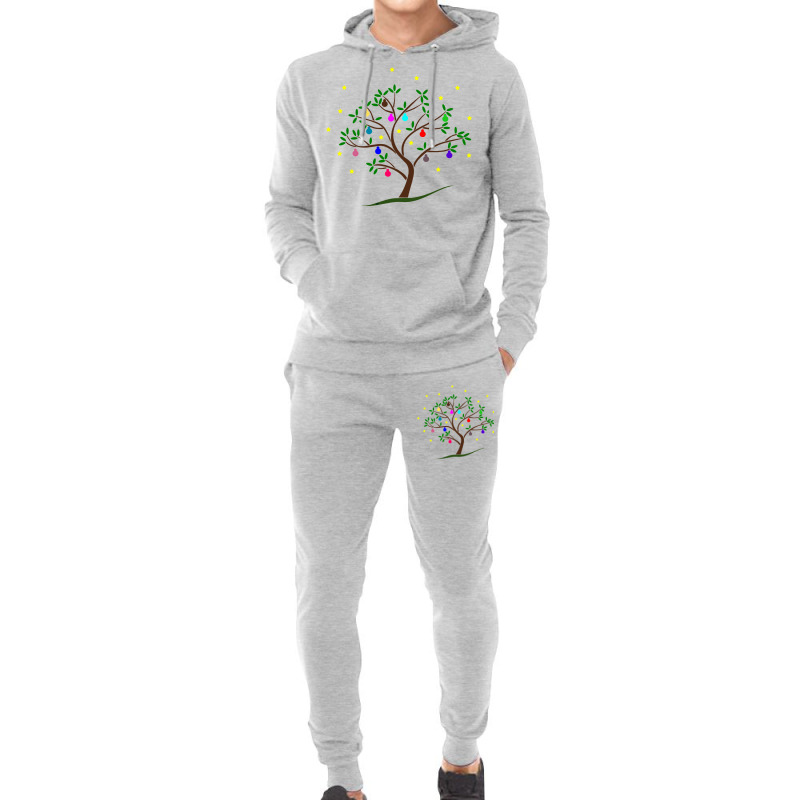 Christmas Tree Baubles Hoodie & Jogger Set | Artistshot