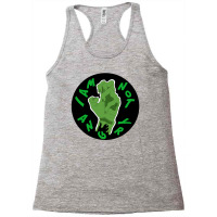 I Am Not Angry Green Racerback Tank | Artistshot