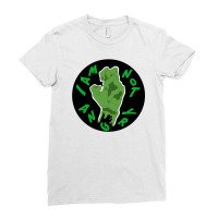 I Am Not Angry Green Ladies Fitted T-shirt | Artistshot