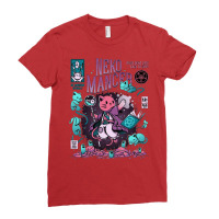 Magic And Malefic Cat Ladies Fitted T-shirt | Artistshot