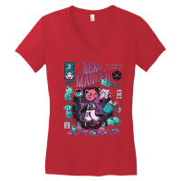 Magic And Malefic Cat Women's V-neck T-shirt | Artistshot