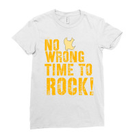 Peacemaker No Wrong Time To Rock Saying Ladies Fitted T-shirt | Artistshot