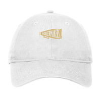 Vintage Megaphone   Purdue Boilermakers (gold Boilermakers Wordmark) Adjustable Cap | Artistshot